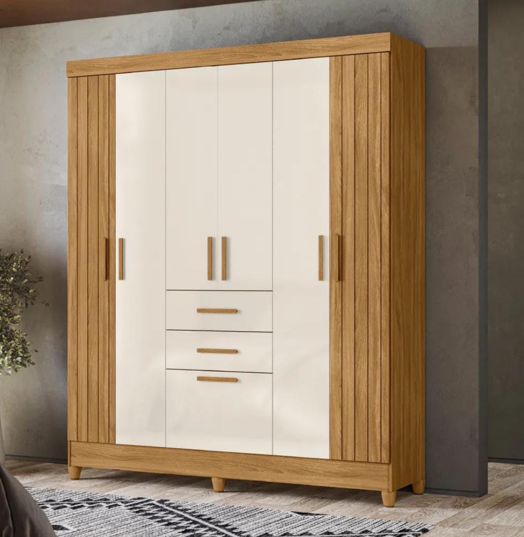 Guarda Roupas Malta 7 Portas 2 Gavetas