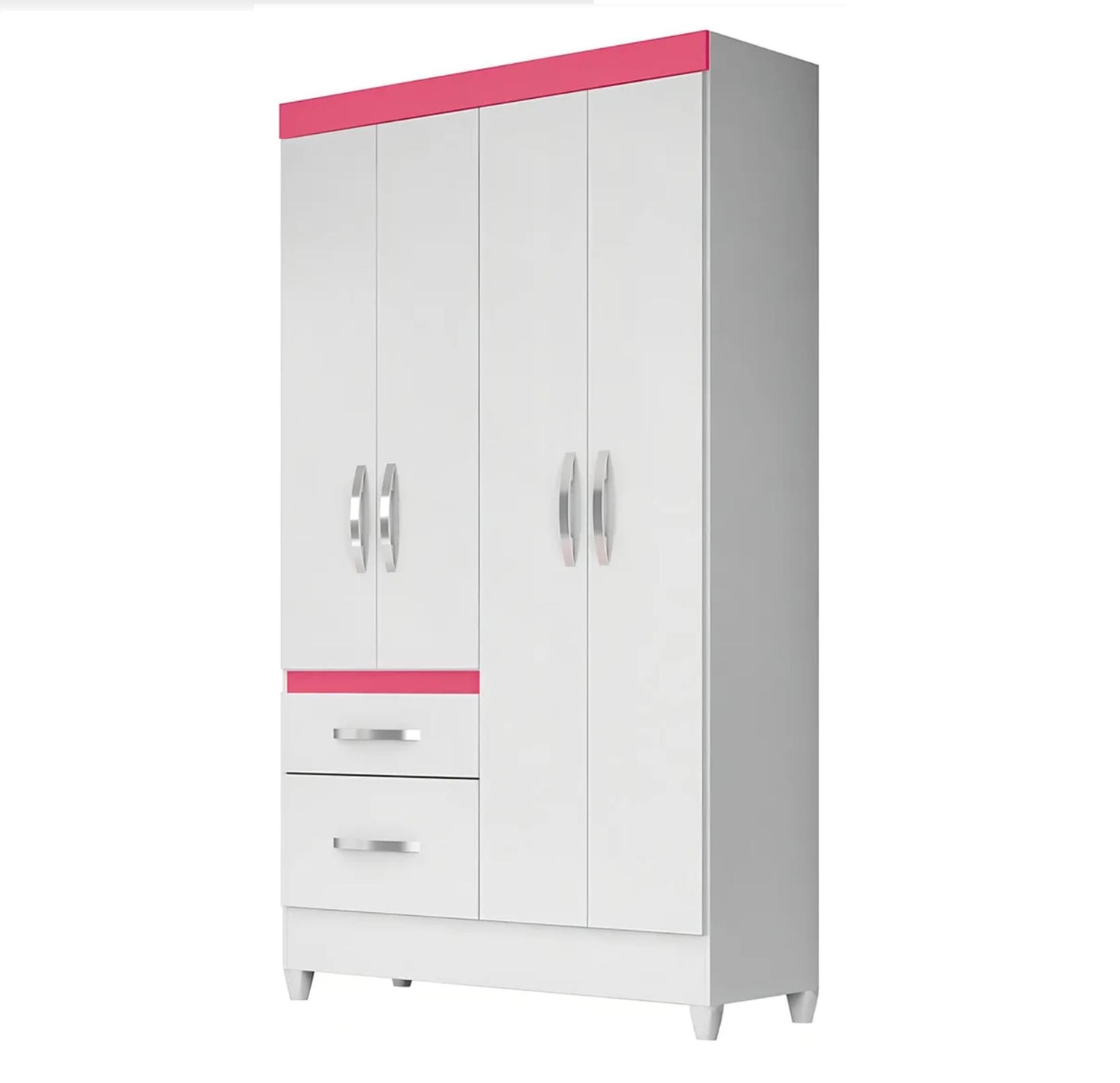 Guarda Roupas Solteiro 4 Portas Flex